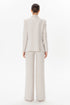 Isabelline Jacket With Lapel And Pocket Detailed